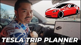 Tesla Trip Planner | | Set Arrival Energy | Supercharging | Road Trip Wisely