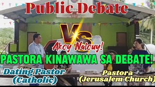 DEBATE| Pastora na Isang Teacher nakipagdebate sa Converted Catholic! Kawawa si Pastora Dito!