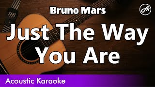 Bruno Mars - Just The Way You Are (karaoke acoustic)