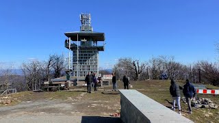 Lausche (793 m) mit Turm-Aussicht am Ostersonntag 04.04.2021 (Zittauer Gebirge)