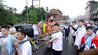 雙溪內平林迎關渡二媽遶境-吳家 天上聖母聖駕接駕台北尊福堂廣澤尊王聖駕