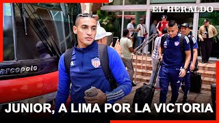 Sin ‘Cariaco’ González, Junior viaja a Lima para enfrentar a Universitario