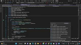 How to switch git branches using visual studio