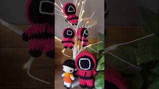 Crochet Squid Game 2 ( part 2) tutorials + patterns 🦑💰#crochet #youtube