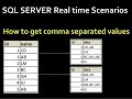 String Agg Function in SQL Server how to get comma separated values in sql