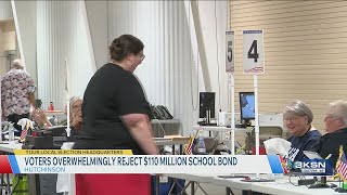Voters reject Hutchinson’s $110 million school bond