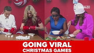 Trying trending Christmas games on social media