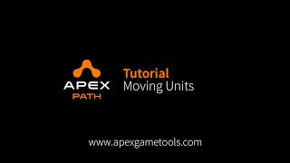 Unity Tutorial Apex Path Moving Units