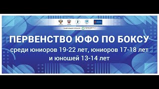 Первенство ЮФО по боксу среди юниоров 19-22 и 17-18 лет, юношей 13-14 лет. Волгоград. День 1.