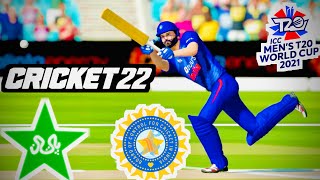 Cricket 22 - PAKISTAN VS INDIA Gameplay • Cricket 22 India Gameplay • Urdu / Hindi 1080p 60FPS