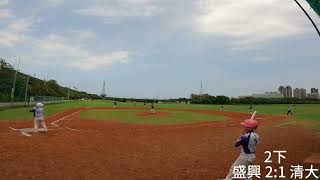 8月6日  新竹市總統盃 慢速壘球 冠軍戰                                                                   勝興機車vs清華大學