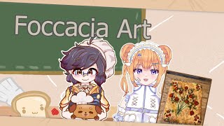 【 Baking Together! 】Let's make a Pretty Focaccia! @mipyun