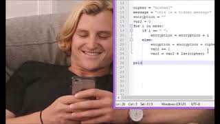 Vigenere Cipher Python Basics | Llewellyn 2019