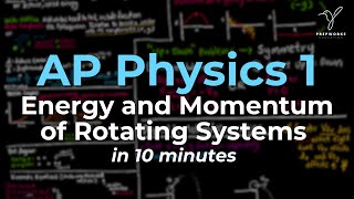 AP Physics 1 | Unit 6 Review | Energy \u0026 Momentum of Rotating Systems (EVERYTHING YOU NEED TO KNOW!!)