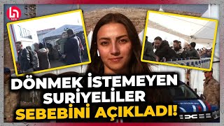 Suriyeliler ülkelerine dönecek mi? Sınır kapısındaki sığınmacılardan Halk TV'ye flaş yanıtlar!