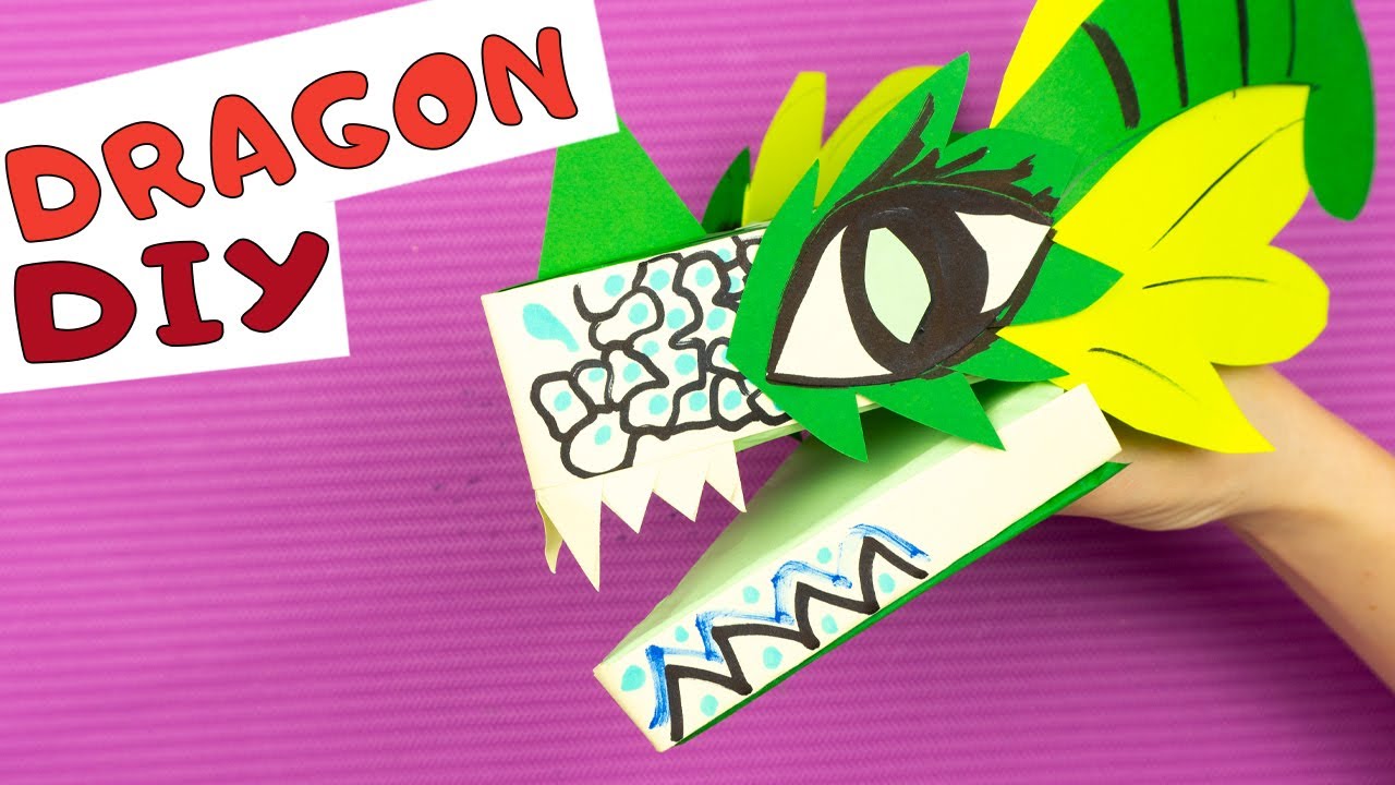 Dragon Puppet Paper Tutorial At Audrey Begay Blog