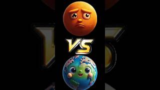 Sad Sun VS Earth 🥺 || #earth #galaxy #space #astronomy #vs #sun #universe #shorts