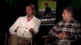 Brad Pitt and Jonah Hill, Moneyball - Cineplex Interview