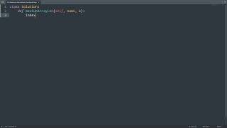 Leetcode 325. Maximum Size Subarray Sum Equals k in Python | Python Leetcode | Python Code Tutorial