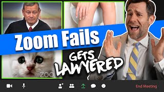 Lawyer Reacts to the most EPIC Zoom Fails