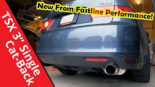 3 Inch Single TSX Cat-Back Exhaust from Fastline Performance