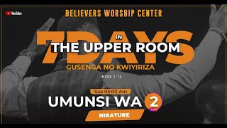 Nibature Day 2/ 7 days in the upper room 7/02/2023 @ Hortense Mazimpaka