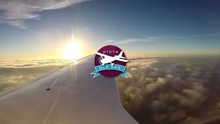 PA28 - Gloucestershire To A Foggy Blackpool | ATC Audio