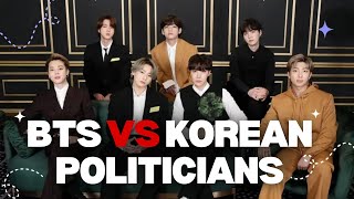 How #bts Kept Their Dignity Intact Versus Corrupt Politicians