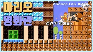 영화관에 간 마리오 ㅋㅋㅋ / 슈퍼마리오 메이커 2