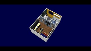 MINI APARTAMENTO 6x4 METROS