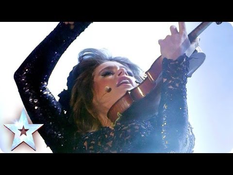 Violinist Lettice Rowbotham rocks Evanescence's Bring Me to Life | Britain's Got Talent 2014 Final