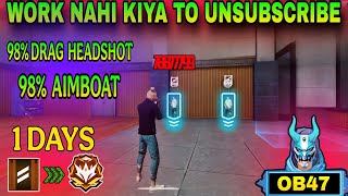 headshot hack free fire 🔥 Ob47 Update Drage headshot ff hack l Hologram + Auto headshot config file