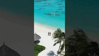 POV: Enjoying your own private beach in the Maldives! 🫶🏽🌺✨ #travel #maldives #beach #couplegoals