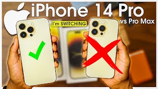 WHICH ONE!? iPhone 14 Pro Max vs iPhone 14 Pro (DON'T PICK WRONG)