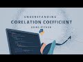 Corelation coefficient and regression lines using python