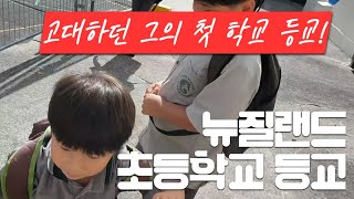 뉴질랜드 초등학교 첫 등교 현장 | 브이로그 뽈tv