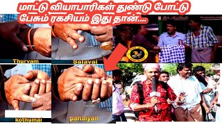 துண்டுக்குள் பேசும் மாட்டு வியாபாரிகளின் ரகசியம்|மாட்டுச்சந்தை Cow Bussines Siecrate| Seval Muttai