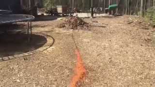 Slow Motion Leaf Explosion
