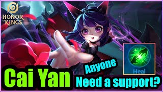 Healing Mastery with Cai Yan! 🌟 The Best Support Hero in HoK 🔥