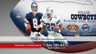 Dallas Cowboys NFL 100th Legacy Art Football