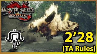 [MHR:S PC] LBG vs Furious Rajang |  2'28 - TA Rules + Mods