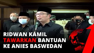 Wilayah Penyangga Ikut Aturan DKI, Ridwan Kamil Tawarkan Bantuan ke Anies | tvOne