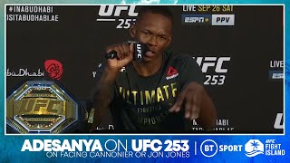 Israel Adesanya discusses his next UFC opponent after #UFC253 dominance!