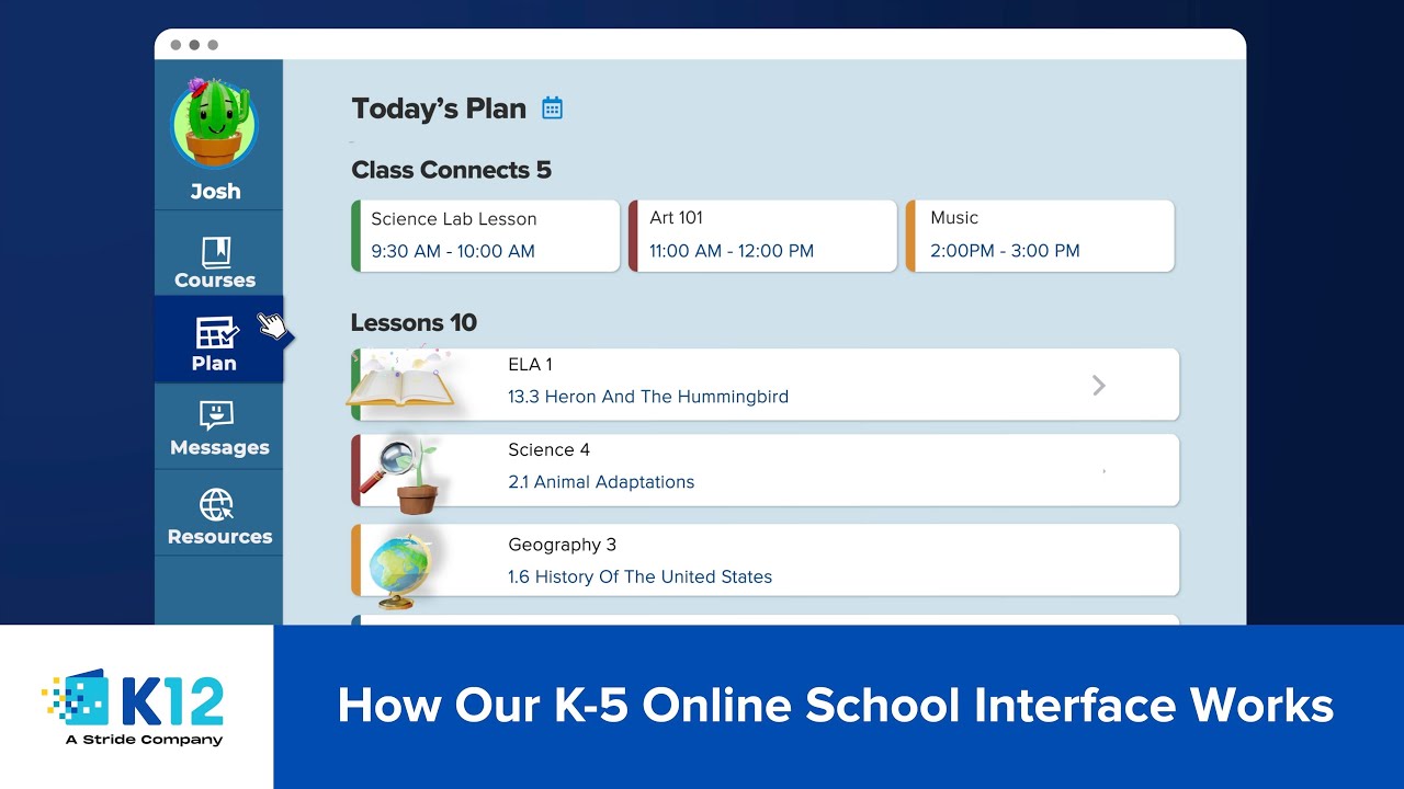 Learn With K12: Grades K–5 Online School Tour | K12 - YouTube