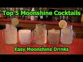 Top 5 Easy Moonshine Cocktails Best Moonshine Drinks Moonshine Cocktail Drink Homemade Moonshine