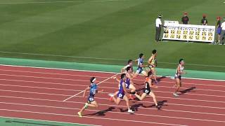 2017 東北高校陸上 男子 100m 決勝