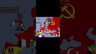 evolution Europe 1936-1946