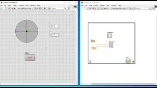 Object positioning on front panel using LabVIEW