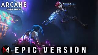 To Ashes and Blood V2- Arcane 2 EP3 OST - Epic Cover Remix - [Jinx VS Vi] Woodkid Song Soundtrack