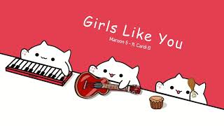 Bongo Cat - Girls Like You 🎧